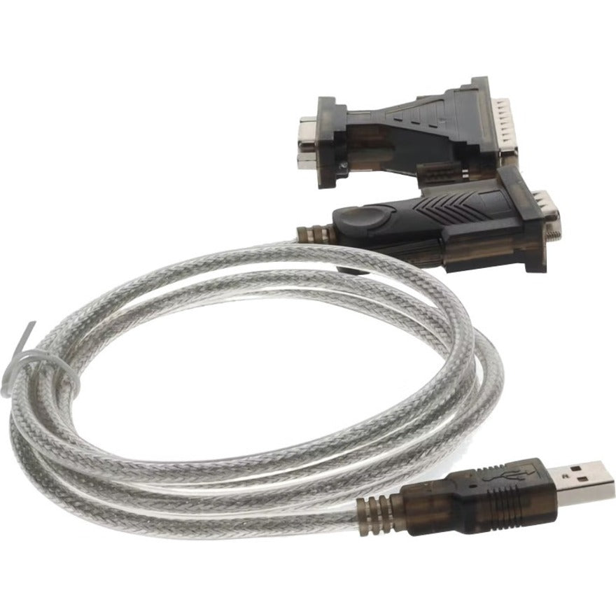 AddOn 5ft USB 2.0 (A) Male to DB-25 Male Adapter Cable