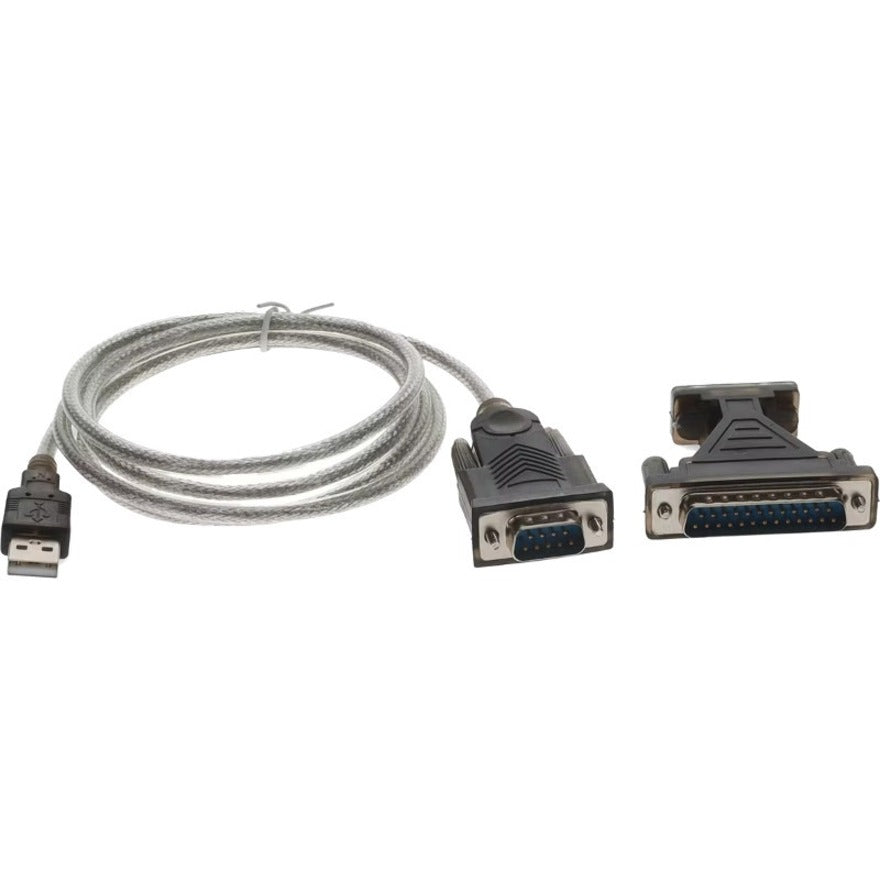 AddOn 5ft USB 2.0 (A) Male to DB-25 Male Adapter Cable