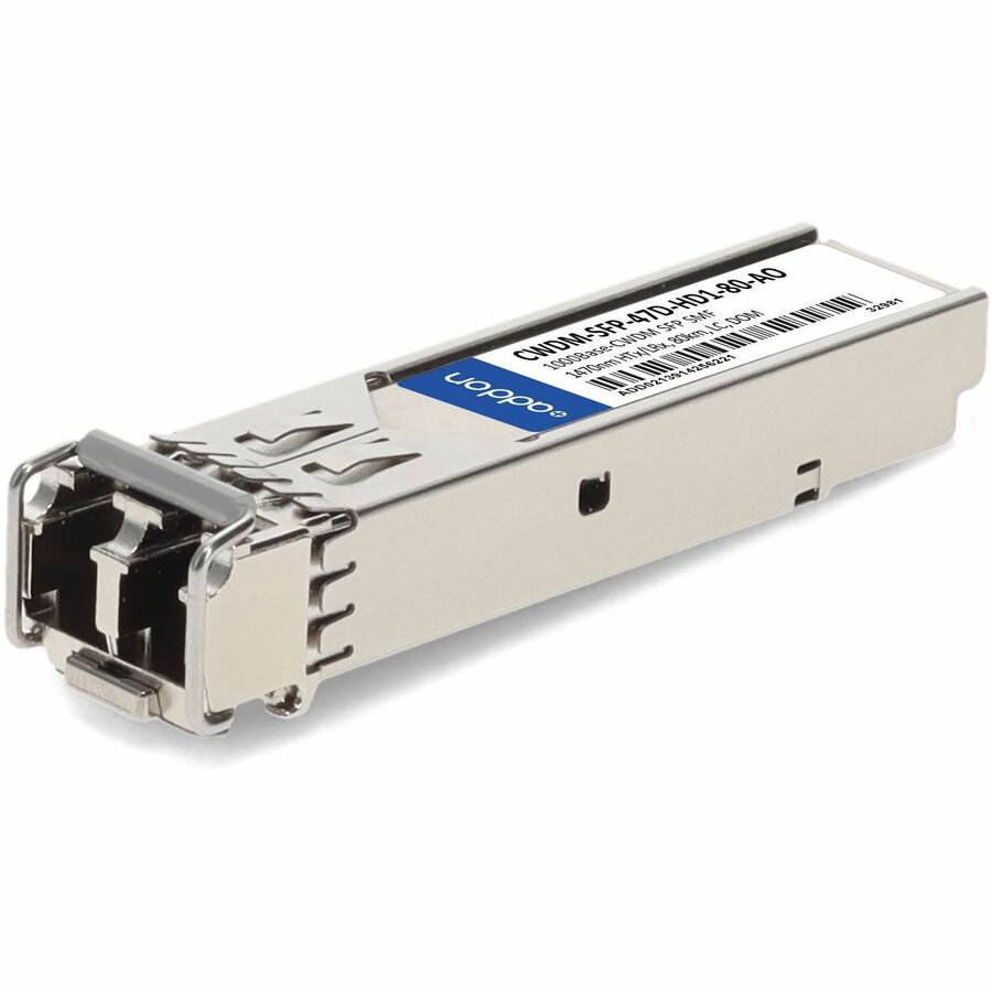 AddOn Cisco CWDM-SFP-47D-HD1-80 Compatible TAA Compliant 1000Base-CWDM SFP Transceiver CWDM-SFP-47D-HD1-80-AO