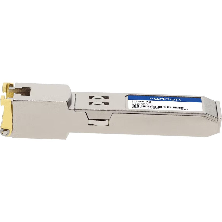 AddOn HP SFP+ Module - For Data Networking - 1 x RJ-45 100/1000/10000Base-TX Network -