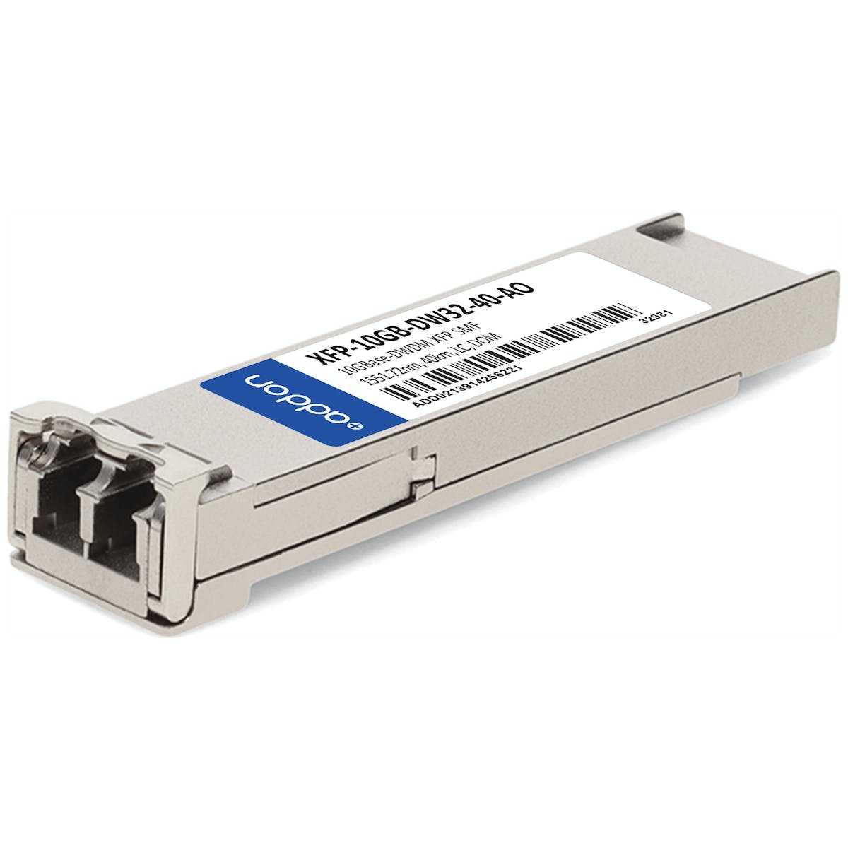 AddOn MSA and TAA Compliant 10GBase-DWDM 100GHz XFP Transceiver (SMF, 1551.72nm, 40km, LC, DOM) XFP-10GB-DW32-40-AO