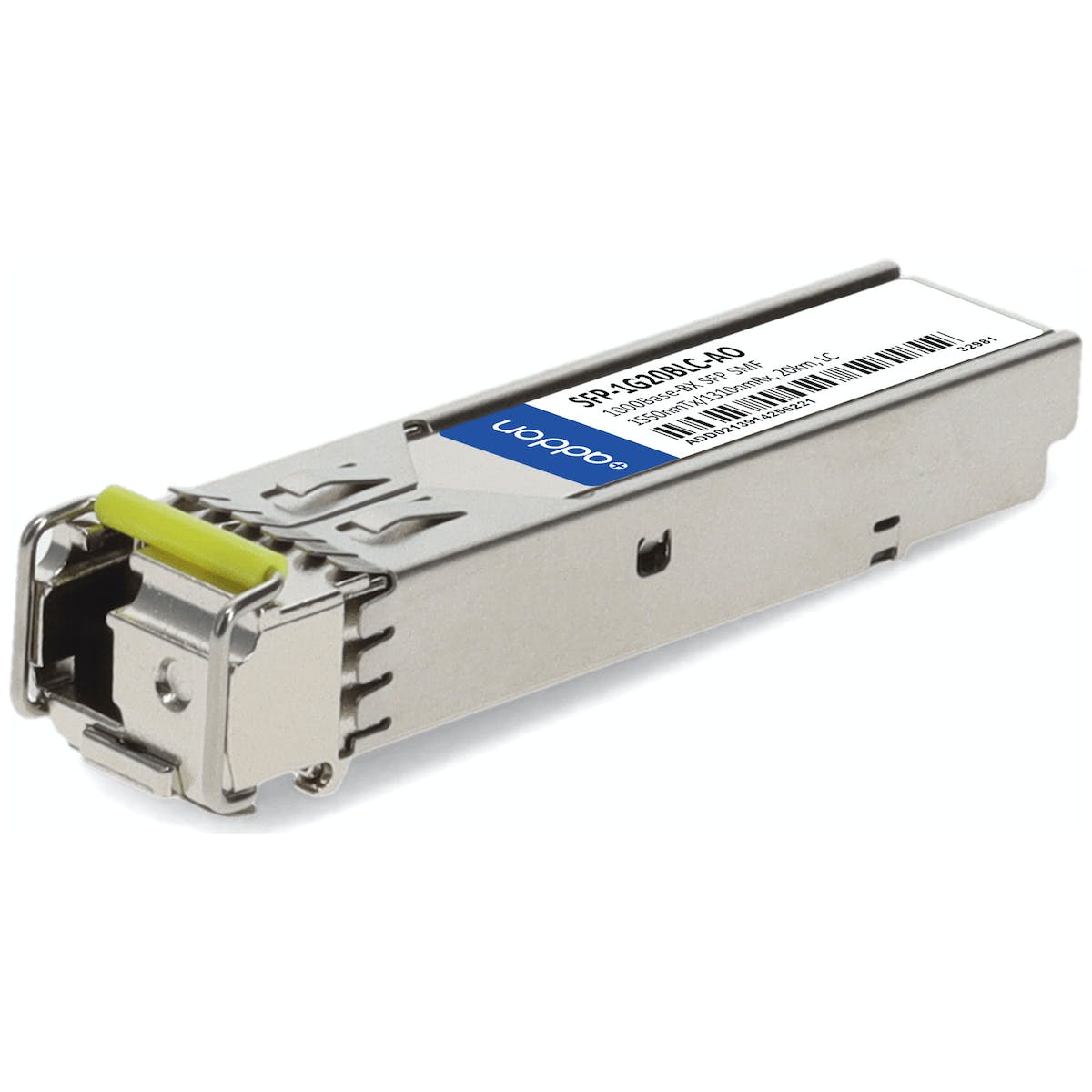 AddOn Moxa SFP-1G20BLC Compatible TAA Compliant 1000Base-BX SFP Transceiver (SMF, 1550nmTx/1310nmRx, 20km, LC) SFP-1G20BLC-AO