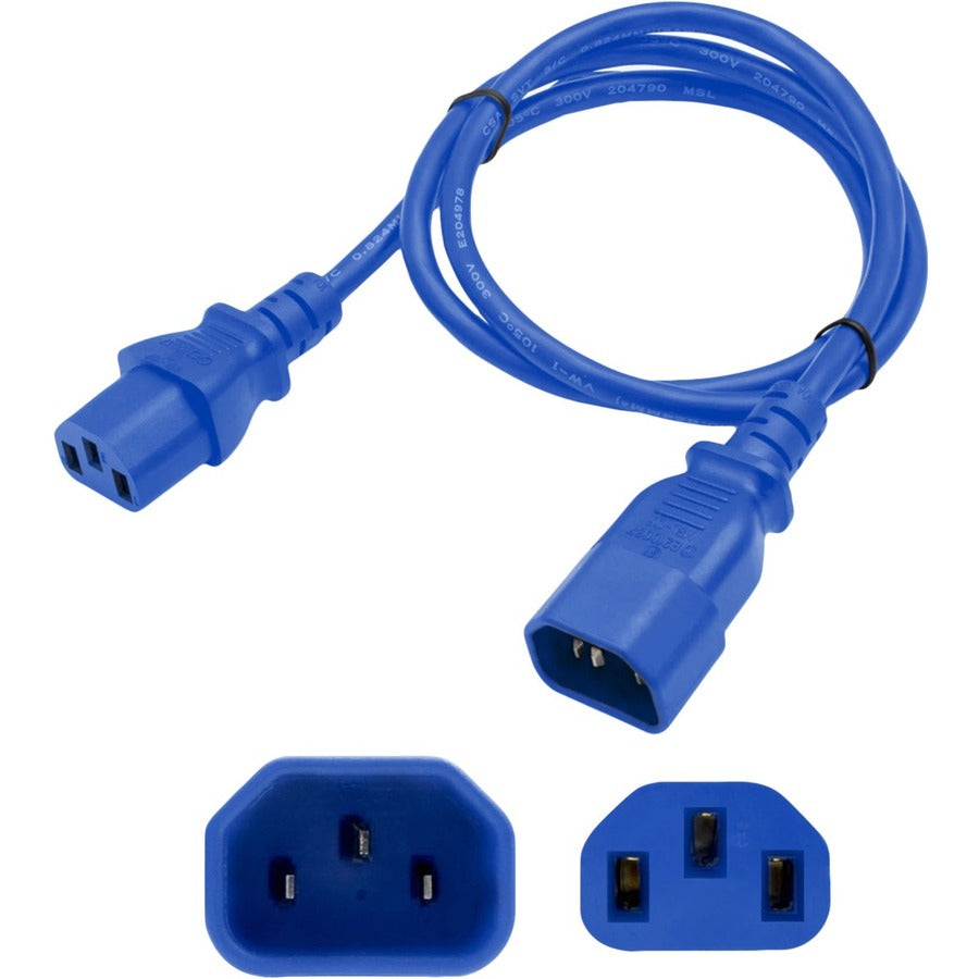 AddOn Power Extension Cord ADDC132C1414AWG2FTBE