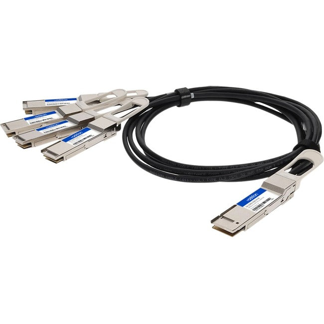 AddOn QSFP-DD/QSFP56 Network Cable Q400G-4Q56GPDAC1M-AO