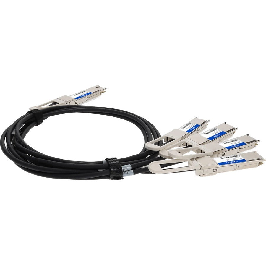 AddOn QSFP-DD/QSFP56 Network Cable QDD4QSFP56400CU1M-AO