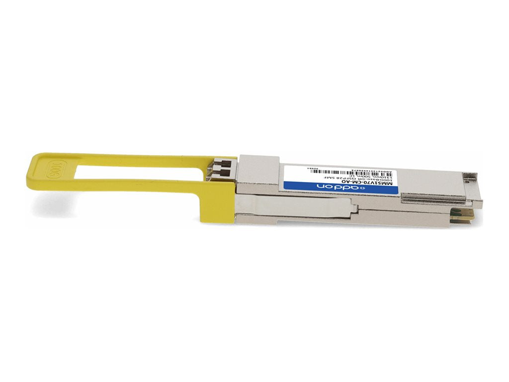 AddOn - QSFP28 transceiver module - 100GbE - 100GBase-DR - LC single-mode - up to 1640 ft - 1310 nm - TAA Compliant MMS1V70-CM-AO