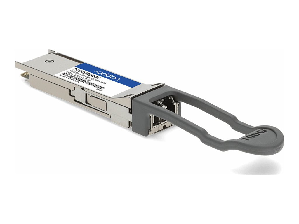 AddOn - QSFP28 transceiver module (equivalent to: Finisar FTLC9152RGPL) - 100GbE - 100GBase-SWDM4 - LC multi-mode - up to 328 FTLC9152RGPL-AO