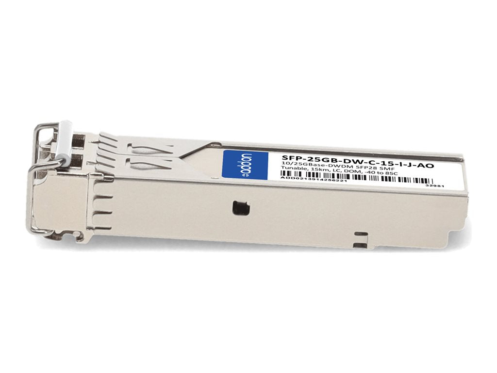 AddOn - SFP28 transceiver module - 25GbE - 25GBase-DWDM - LC single-mode - up to 9.3 miles - TAA Compliant SFP-25GB-DW-C-15-I-J-AO