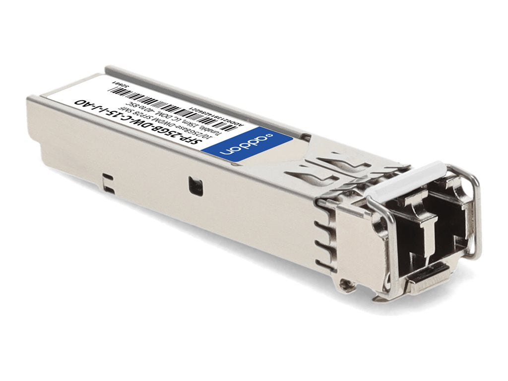 AddOn - SFP28 transceiver module - 25GbE - 25GBase-DWDM - LC single-mode - up to 9.3 miles - TAA Compliant SFP-25GB-DW-C-15-I-J-AO