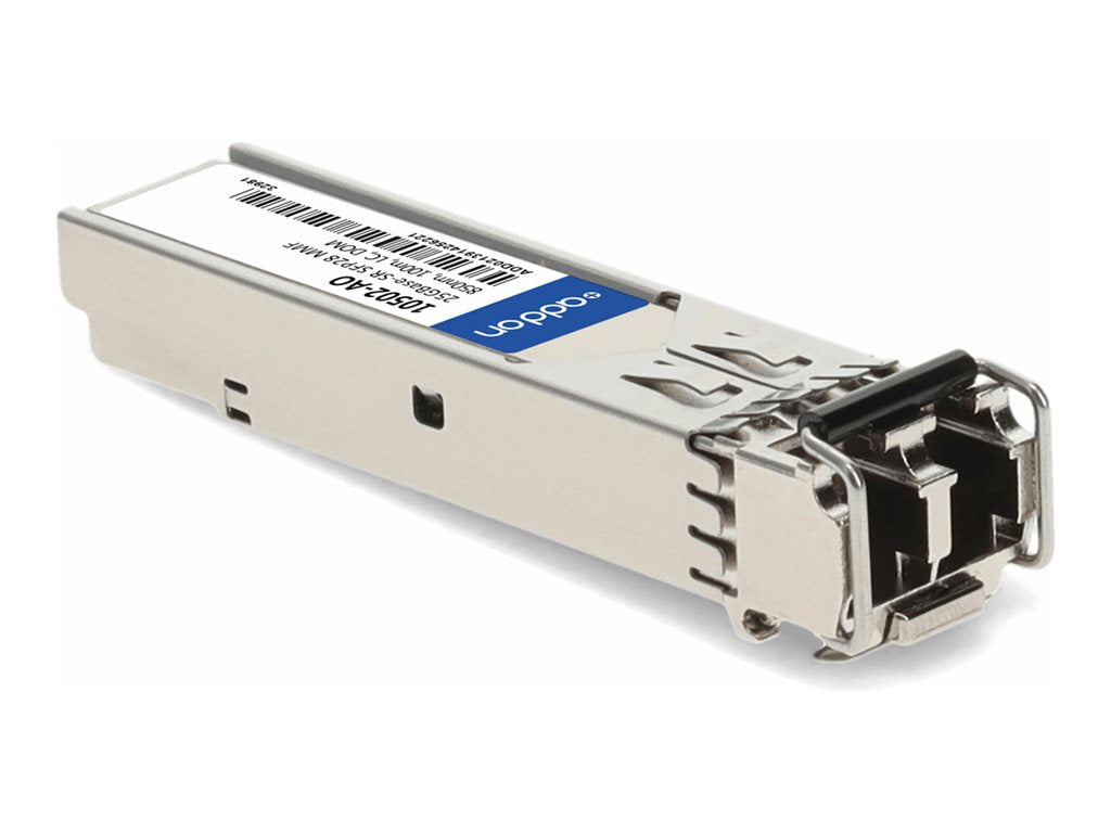 AddOn - SFP28 transceiver module (equivalent to: Extreme Networks 10502) - 25GbE - 25GBase-SR - LC multi-mode - up to 328 ft 10502-AO