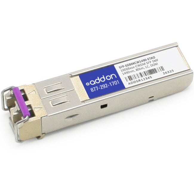 Addon Juniper Networks Sfp-Ge80Kcw1490-Et Compatible Taa Compliant 1000Base-Cwdm