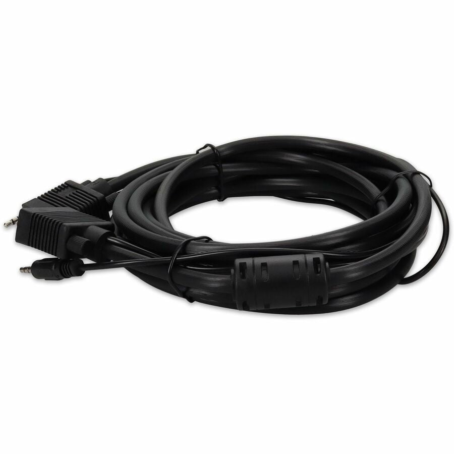 Addon Networks 15Ft Vga + 3.5Mm 4.6 M Vga (D-Sub) + 3.5Mm Black