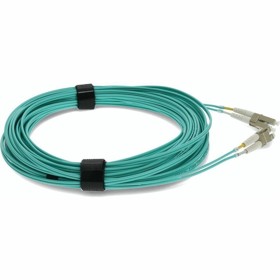 Addon Networks Add-Lc-Lc-11M5Om4 Fibre Optic Cable 11 M Om4 Aqua Colour