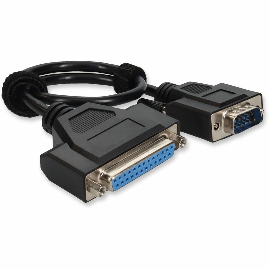 Addon Networks Db25F2Db9M1 Serial Cable Black 0.3 M Db-25 Db-9