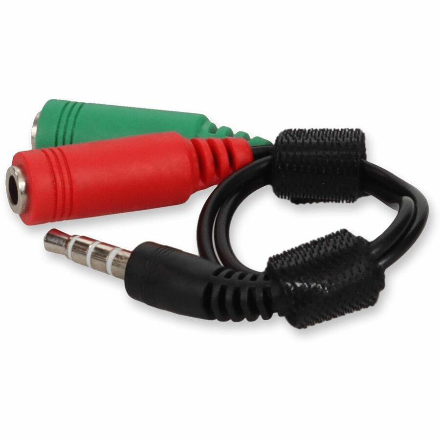 Addon Networks Hsffm-5Pk Audio Cable 3.5Mm 2 X 3.5Mm Black