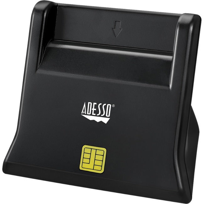 Adesso Taa Cac Usb Desktop Smart Card Reader, Works For Windows And Mac