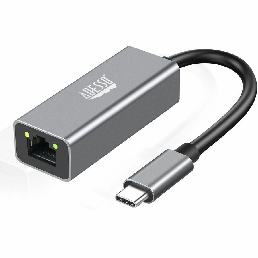 Adesso USB-C to Ethernet Network Adapter (TAA Compliant) - USB Type C - 125 MB/s Data