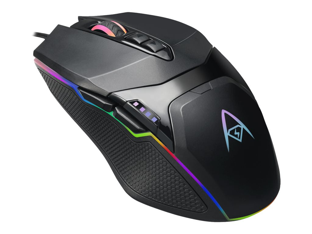 Adesso iMouse X5 - Mouse - ergonomic - right-handed - optical - 7 buttons - wired - USB IMOUSEX5