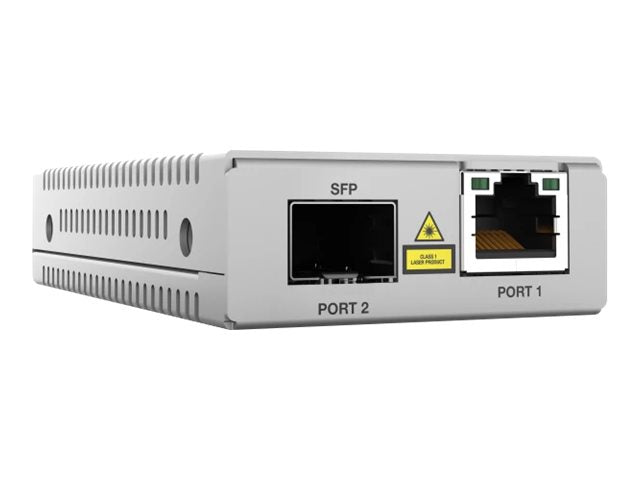 Allied Telesis AT MMC1000/SP - Fiber media converter - 1GbE - 100Base-TX, 1000Base-T, 1000Base-X - RJ-45 / SFP (mini-GBIC) - AT-MMC1000/SP-60
