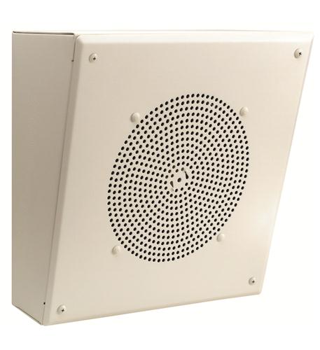 Angled Front Amplified Metal Box Speaker BG-AMBSL1