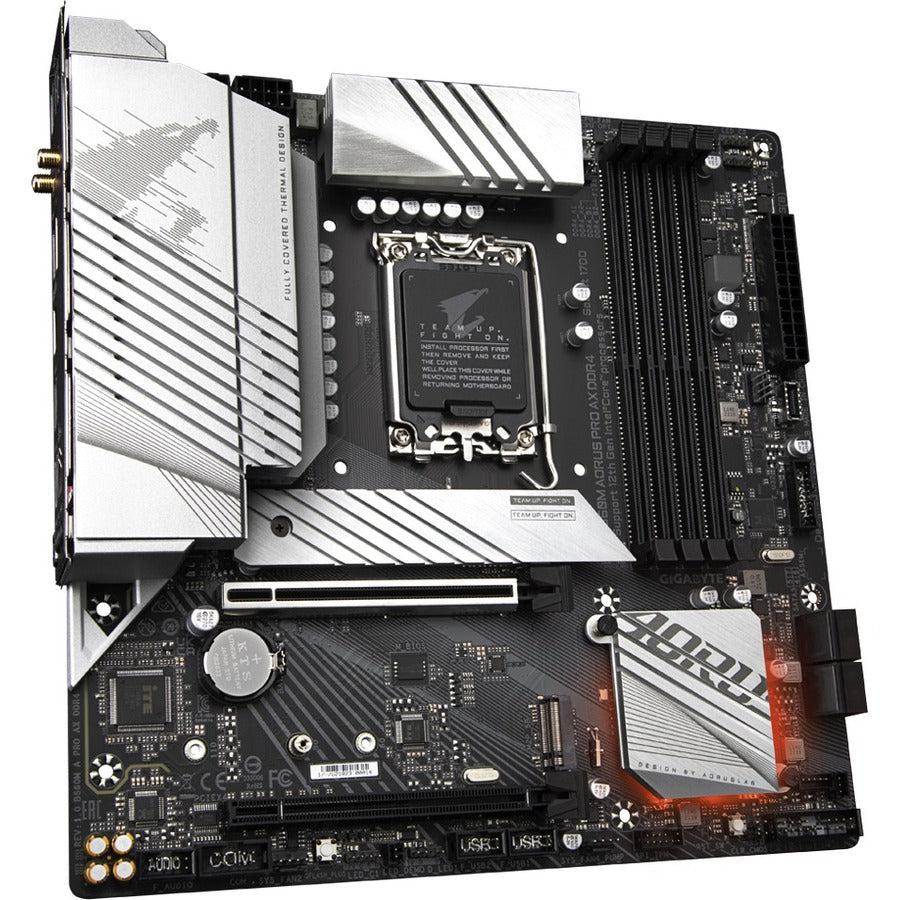Aorus Ultra Durable B660M Aorus Pro Ax Ddr4 Gaming Desktop Motherboard - Intel B660 Chipset - Socket Lga-1700 - Intel Optane Memory Ready - Micro Atx B660M AORUS PRO AX DDR4