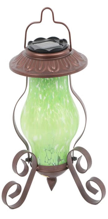 Artglass Garden Lantern - Green