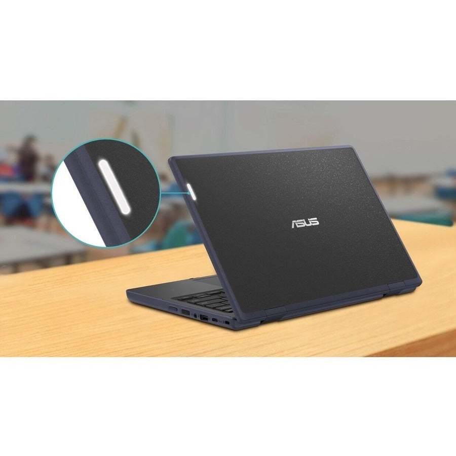 Asus BR1102CGA-YS14 11.6" Netbook - HD - 1366 x 768 - Intel Celeron N100 Quad-core (4 Core) 800 MHz - 4 GB Total RAM - 4 GB On-board Memory - Mineral Gray