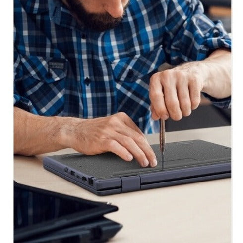 Asus BR1102CGA-YS14 11.6" Netbook - HD - 1366 x 768 - Intel Celeron N100 Quad-core (4 Core) 800 MHz - 4 GB Total RAM - 4 GB On-board Memory - Mineral Gray