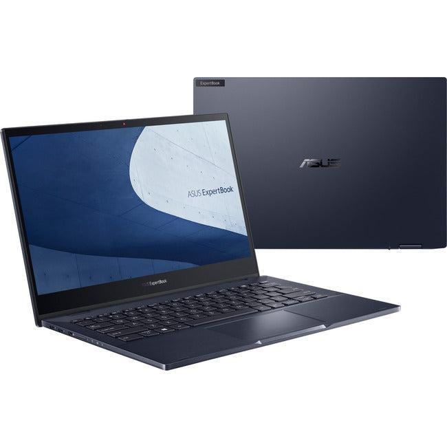 Asus ExpertBook B5 Flip B5302 B5302FEA-XH75T 13.3 Touchscreen Rugged Convertible 2 in 1 Notebook - Full HD - Intel Core i7 11th Gen i7-1165G7 - 16 GB - 1 TB SSD - Star Black"