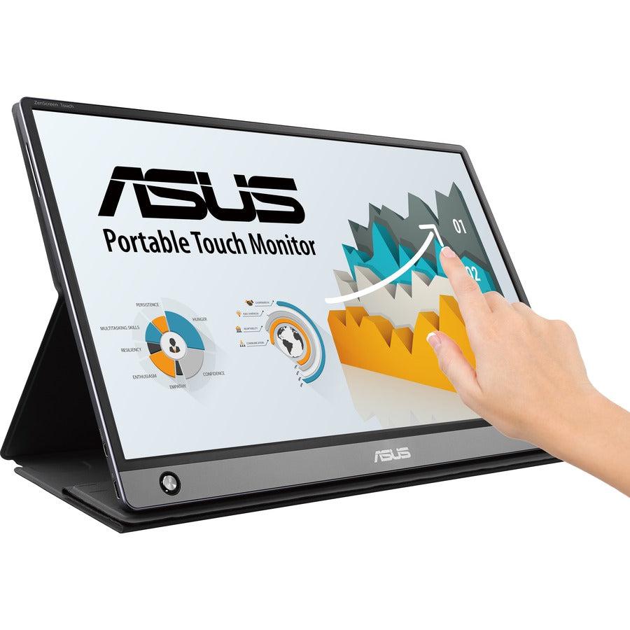 Asus Mb16Amt 15.6 Inch 700:1 Full Hd Ips Usb Type-C Portable Monitor (Dark Gray)