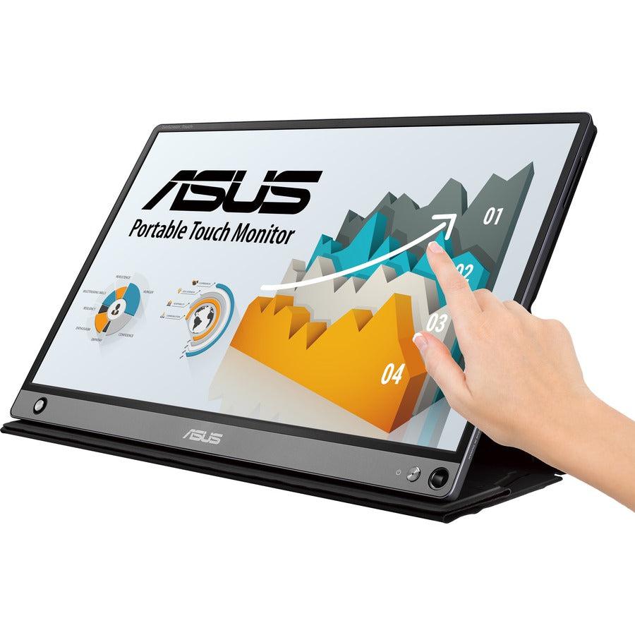 Asus Mb16Amt 15.6 Inch 700:1 Full Hd Ips Usb Type-C Portable Monitor (Dark Gray)