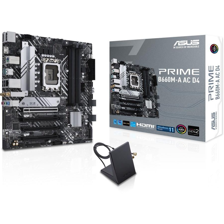 Asus Prime B660M-A AC D4 Desktop Motherboard - Intel B660 