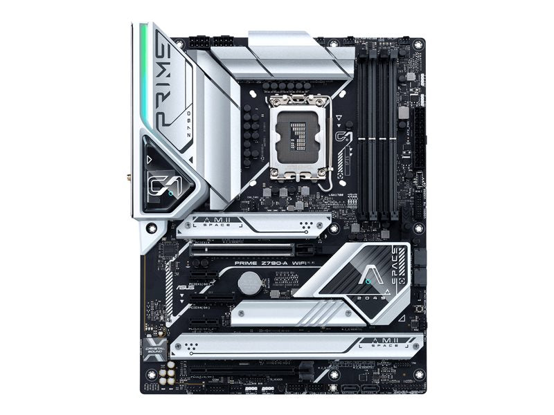 Asus Prime Z790-A Wifi - Motherboard - Atx - Lga1700 Socket - Z790 Chipset - Usb 3.2 Gen 1, Usb 3.2 Gen 2, Usb-C 3.2 Gen2, Usb-C 3.2 Gen 2X2 - 2.5 Gigabit Lan, Bluetooth, Wi-Fi - Onboard Graphics (Cpu Required) - Hd Audio (8-Channel)
