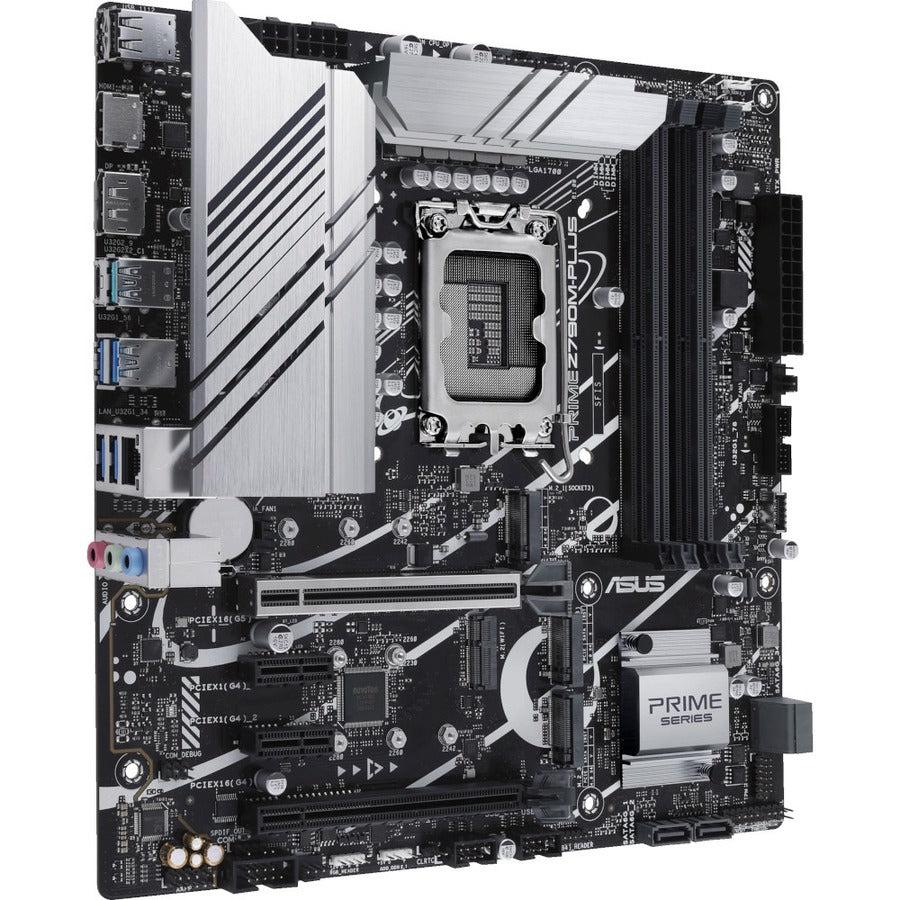 Asus Prime Z790M-PLUS Desktop Motherboard - Intel Z790 Chipset - Socket LGA-1700 - Micro ATX