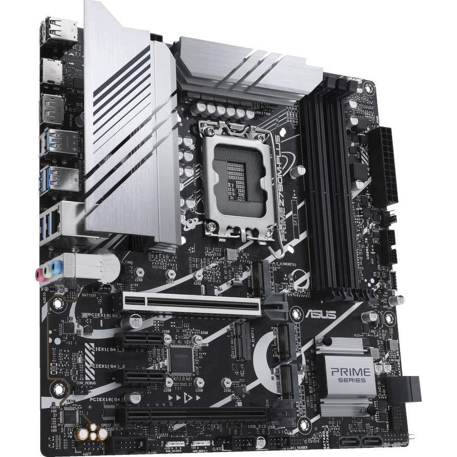 Asus Prime Z790M-PLUS Desktop Motherboard - Intel Z790 Chipset - Socket LGA-1700 - Micro ATX