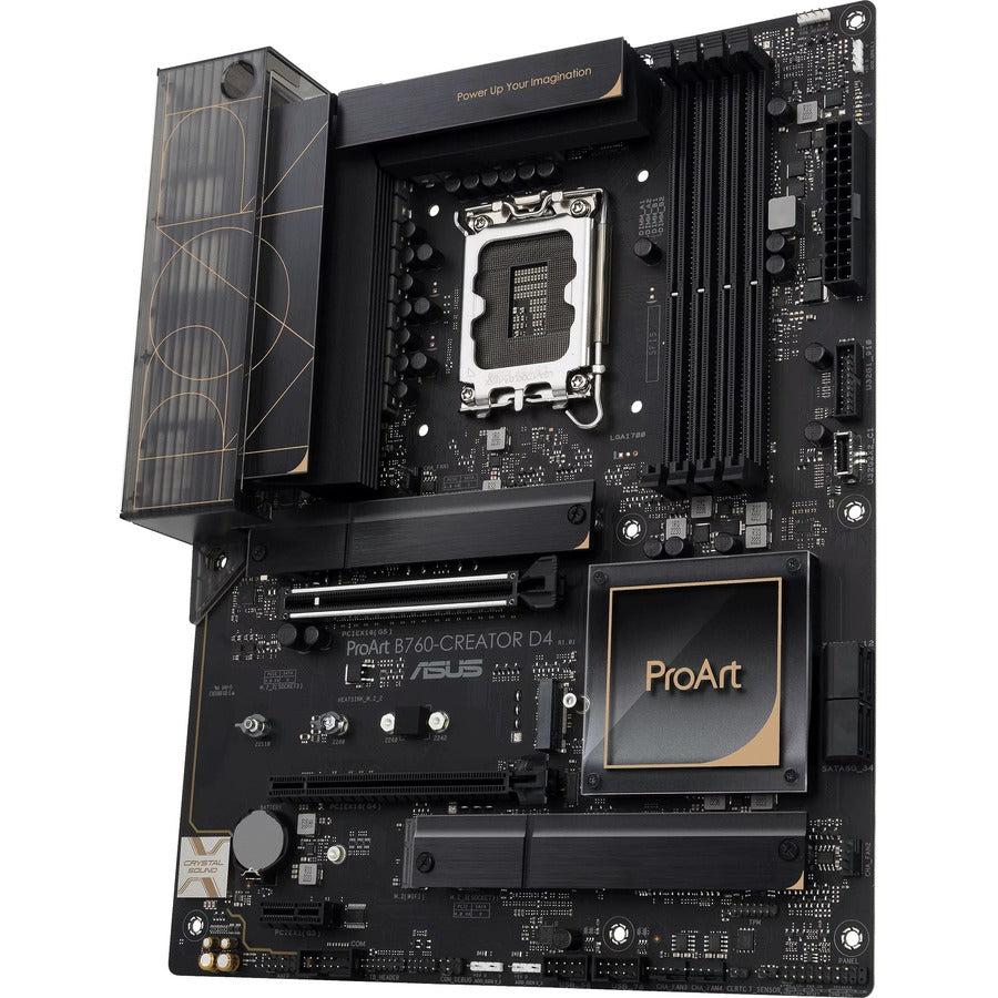 Asus ProArt B760-CREATOR D4 Desktop Motherboard - Intel B760 Chipset - Socket LGA-1700 - ATX