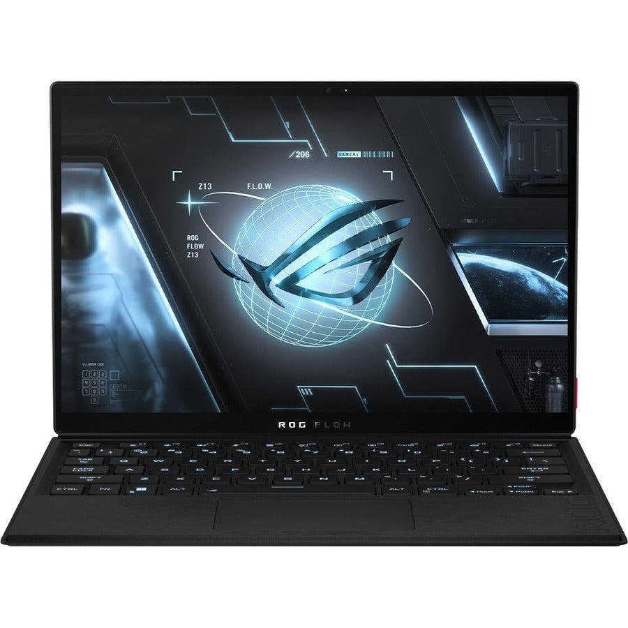 Asus ROG Flow Z13 GZ301 GZ301ZC-PS73 13.4" Touchscreen Detachable 2 in 1 Gaming Notebook - WUXGA - 1920 x 1200 - Intel Core i7 12th Gen i7-12700H Tetradeca-core (14 Core) 2.30 GHz - 16 GB Total RAM - 16 GB On-board Memory - 512 GB SSD - Black