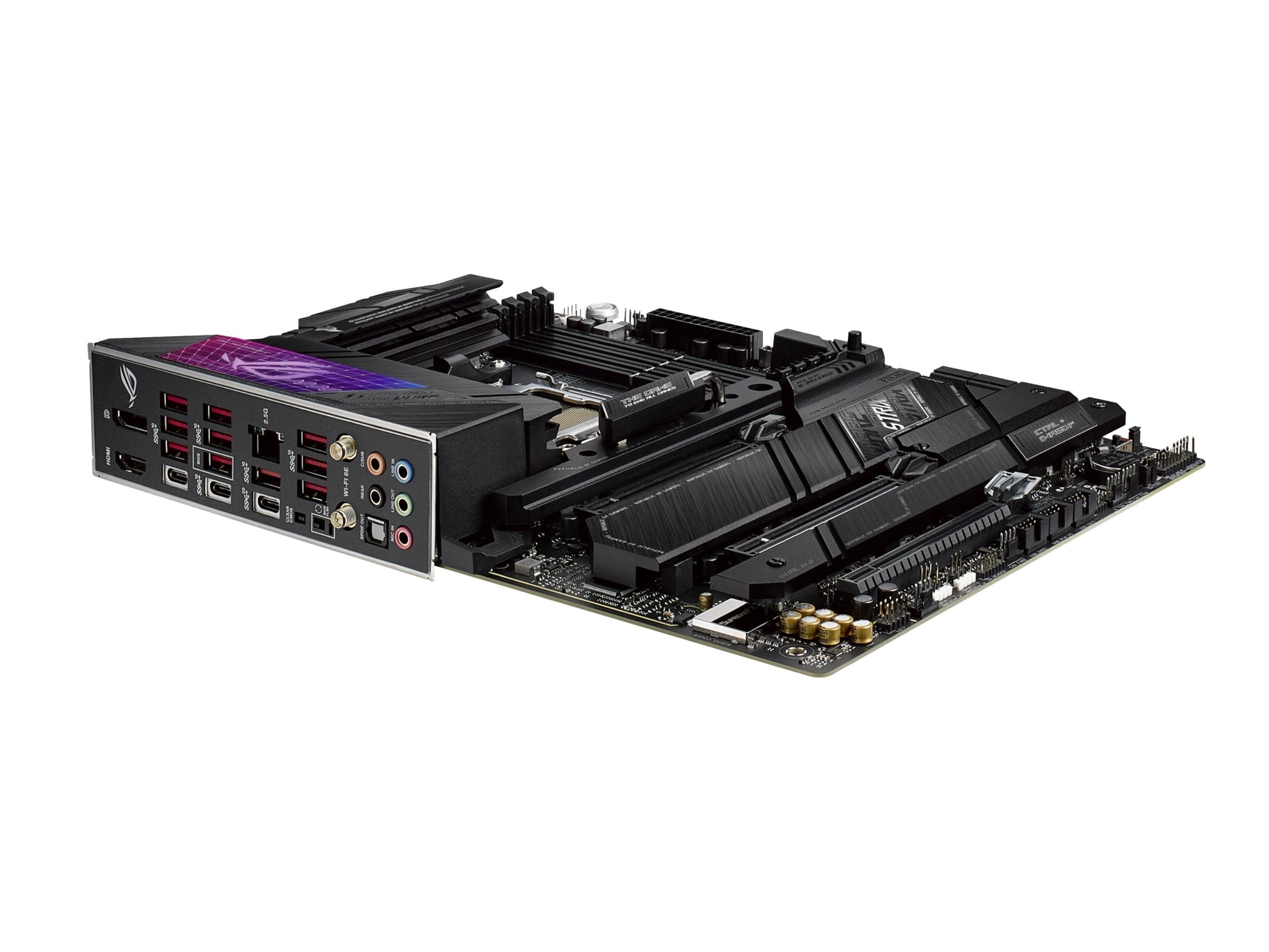 Asus Rog Strix X670E-E Gaming Wifi - Motherboard - Atx - Socket Am5 - Amd X670 Chipset - Usb 3.2 Gen 1, Usb 3.2 Gen 2, Usb-C 3.2 Gen2, Usb-C 3.2 Gen 2X2 - 2.5 Gigabit Lan, Wi-Fi 6, Bluetooth - Onboard Graphics (Cpu Required) - Hd Audio (8-Channel)