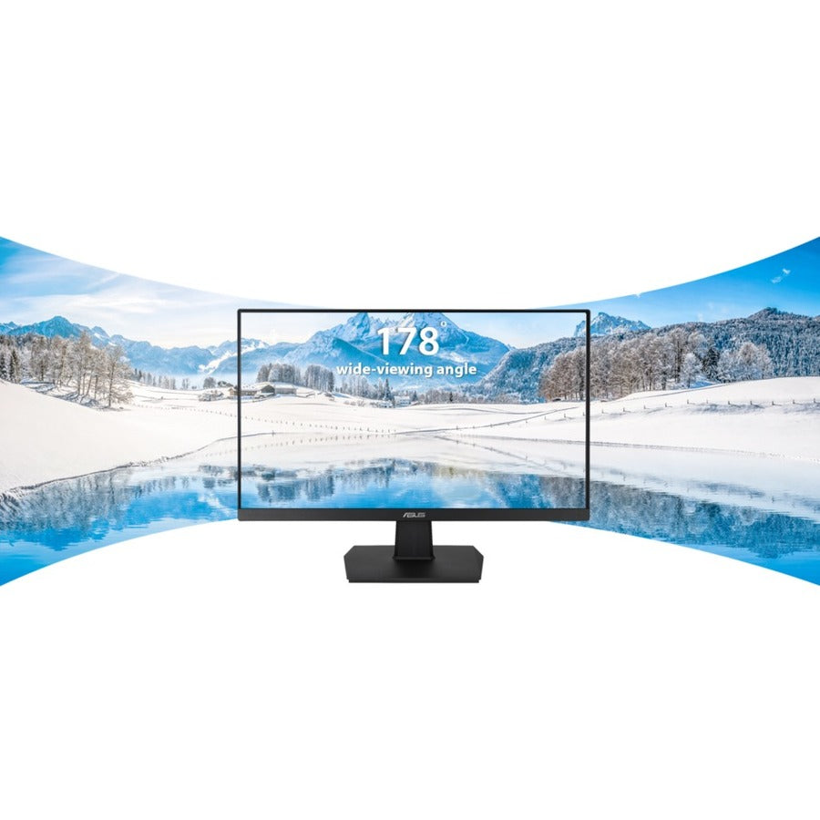 Asus VA247HE 24 Class Full HD LCD Monitor - 16:9 - Black"