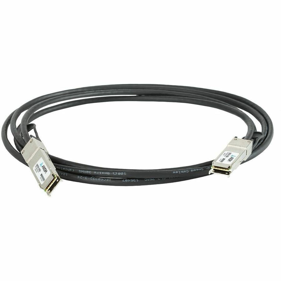 Axiom 100GBASE-CR4 QSFP28 Passive DAC Cable NetApp Compatible 0.5m X66211A-05-AX