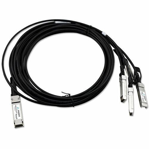 Axiom 100GBASE-CR4 QSFP28 to 4 SFP28 Passive DAC 0.5m