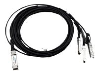 Axiom 100GBASE-CR4 QSFP28 to 4 SFP28 Passive DAC Intel Compatible 1m - 3.28 ft Twinaxial