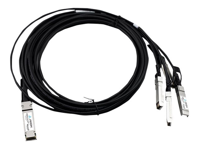 Axiom 100GBASE-CR4 QSFP28 to 4 SFP28 Passive DAC Intel Compatible 1m - 3.28 ft Twinaxial