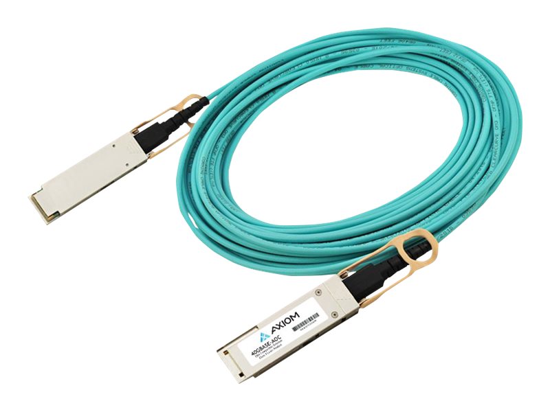 Axiom - 40GBase direct attach cable - QSFP+ to QSFP+ - 5 m - fiber optic - Active Optical Cable (AOC) CBL-405-AX