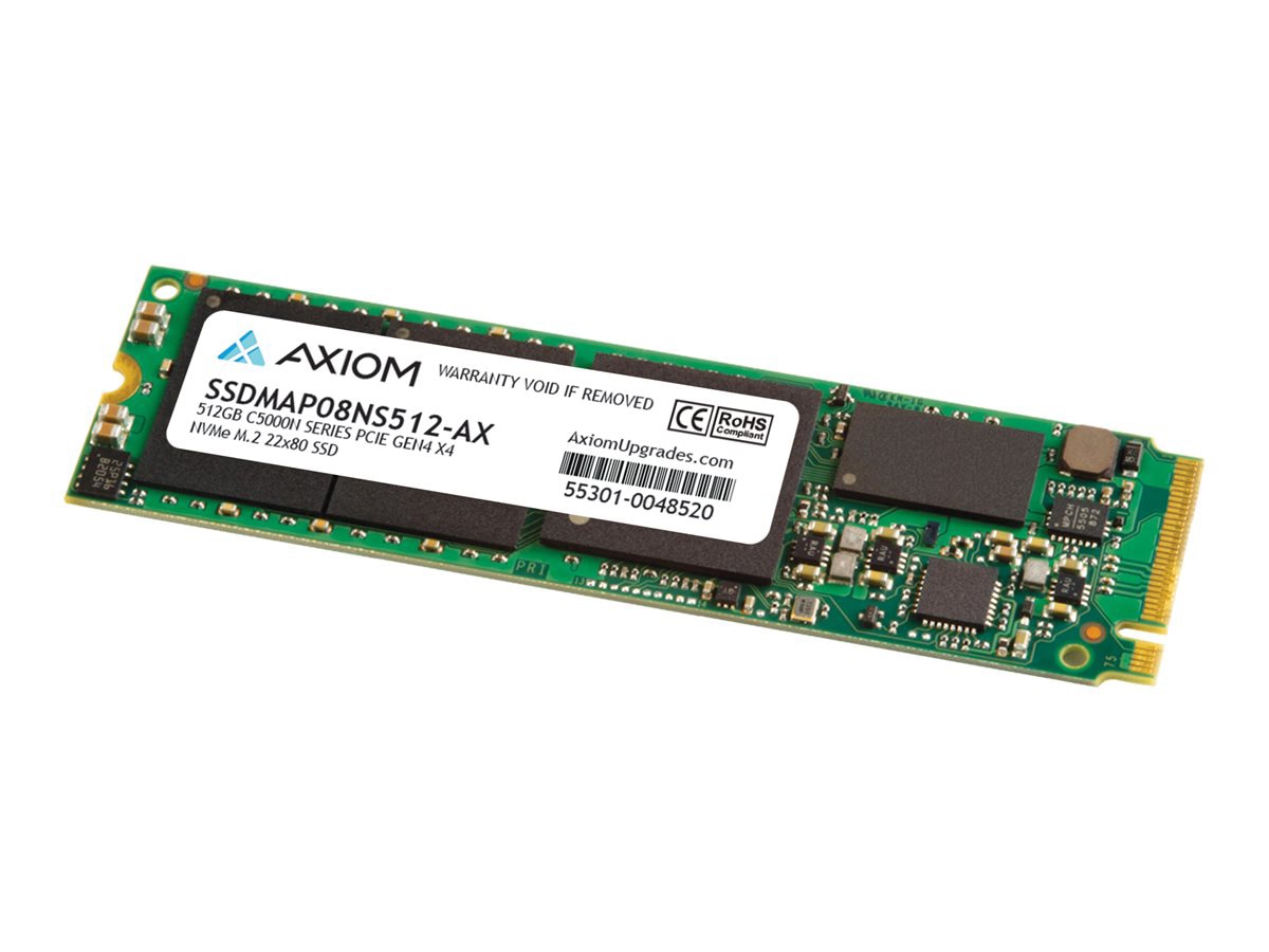 Axiom 512GB PCIe Gen4 x4 NVMe M.2 SSD Fast Storage for Professionals