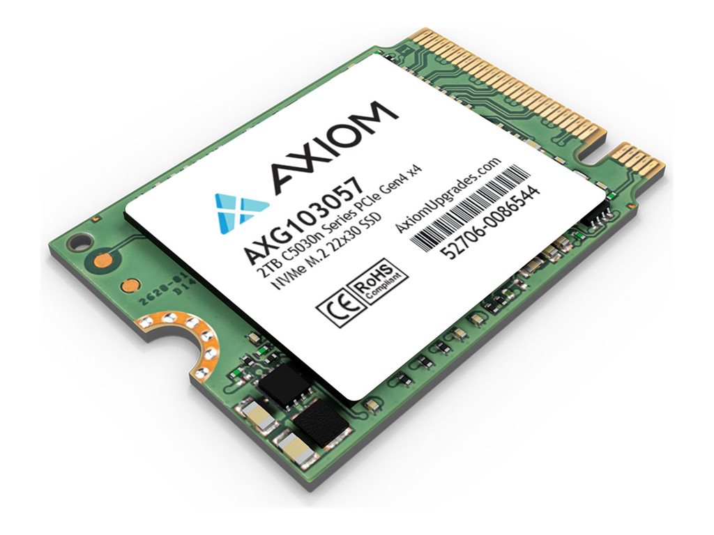 Axiom C530N Series - SSD - 2 TB - internal - M.2 2230 - PCIe 4.0 x4 (NVMe) - TAA Compliant AXG103057