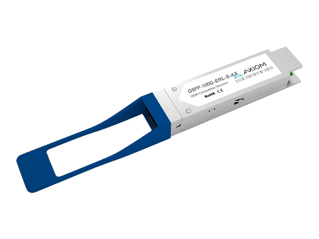 Axiom QSFP-100G-ERL-S-AX - QSFP28 transceiver module (equivalent to: Cisco QSFP-100G-ERL-S) - 100GbE - over fiber optic - 100GBase-ERL