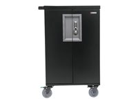 BRETFORD CORE X Cart 36-Unit Charging Cart - Mobile Device Storage with Rear Door | TeciSoft TCOREX36B-CK