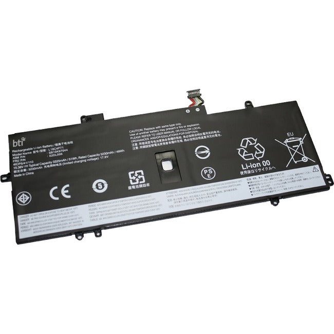 BTI L18M4P72-BTI 15.36V 51WHR LI-ION BATTERY 02DL005, 02DL006, 5B10W13930, 5B10W13931, 5B10W13932, 5B10W51834, 5B10W51835, L18C4P71, L18M4P72, SB10K97644