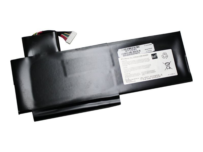 BTI - Notebook battery (equivalent to: MSI BTY-L76) - lithium ion - 6-cell - 5300 mAh - 58.8 Wh BTY-L76-BTI